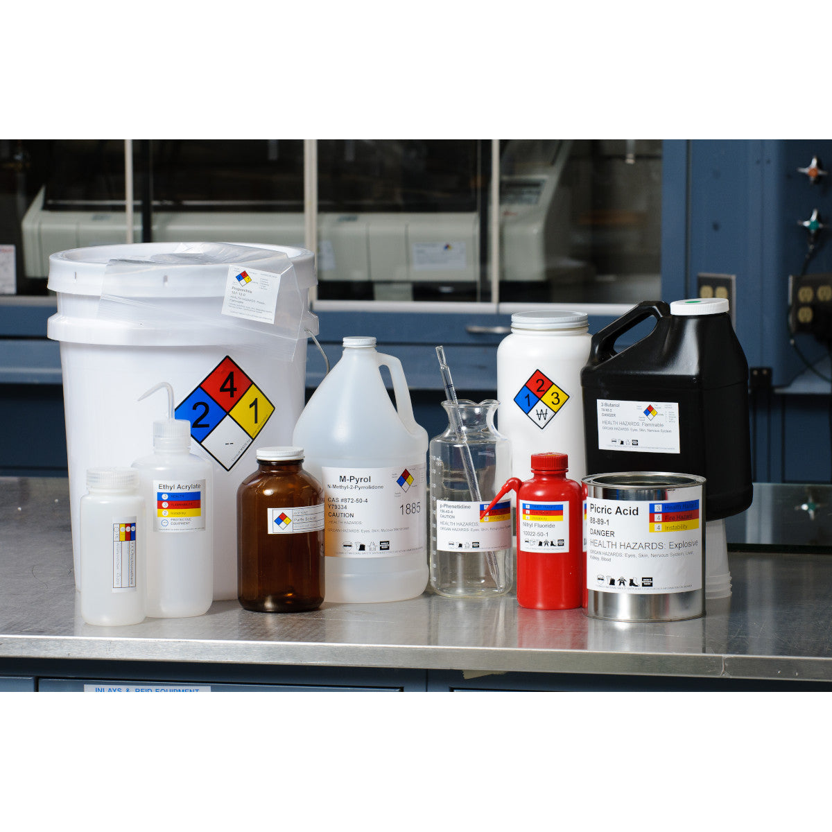 Brady B30-263-595-NFPA Pre-Printed Right-To-Know Chemical Labels For Bbp3X/S3Xxx/I3300 Printers 142037