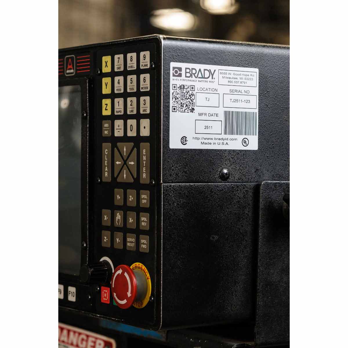 Brady B30C-4000-428 Polyester Tape For Bbp35/Bbp37/S3Xxx/I3300 Printers 145300