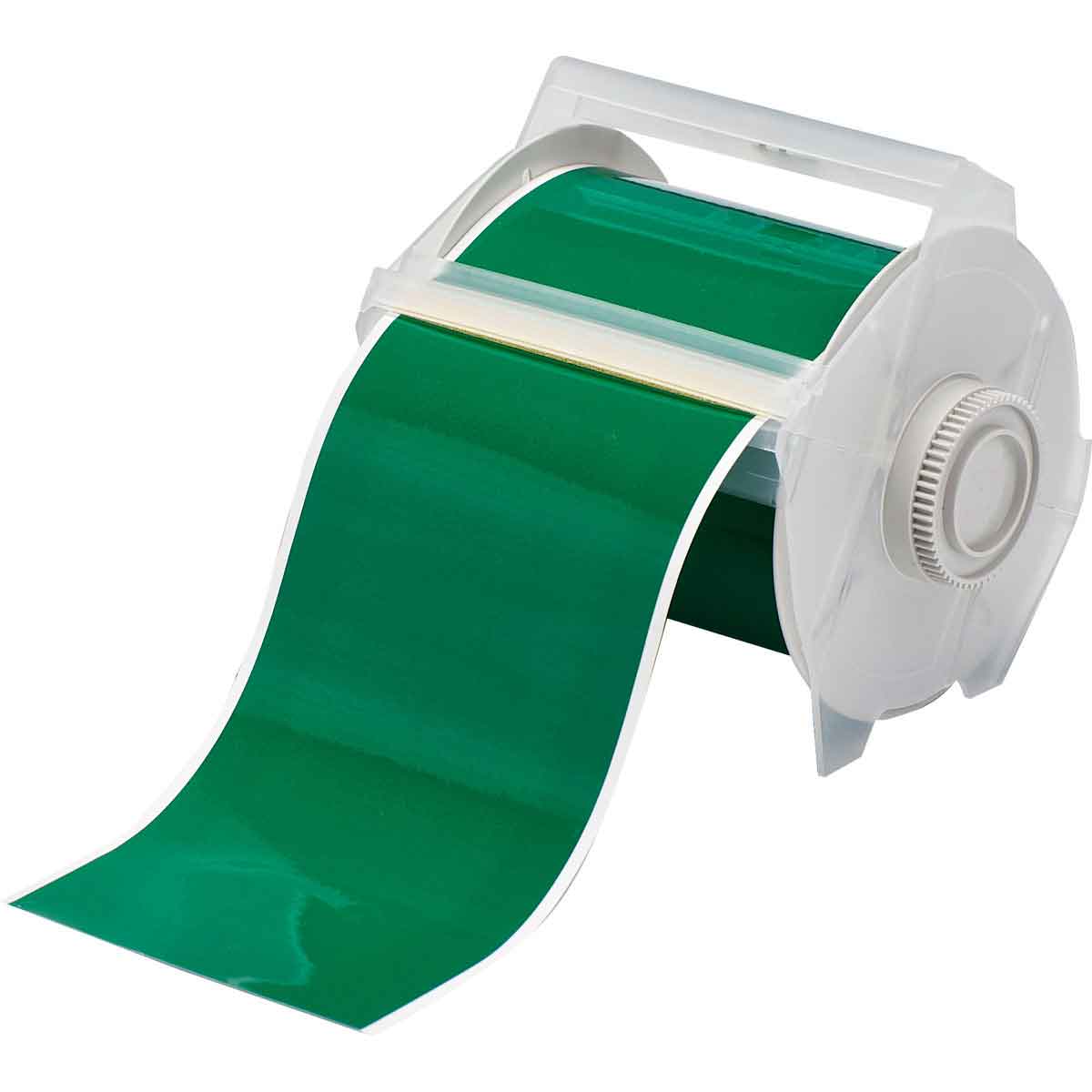 Brady GLOBALMARK VINYL B595 GREEN 100MM Globalmark Indoor/Outdoor Vinyl Tape 113123