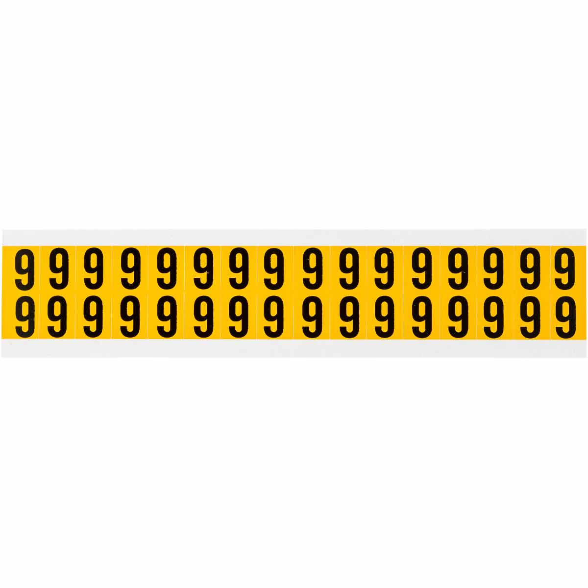 Brady 1520-6 Identical numbers and letters on one card for indoor and outdoor use 044006
