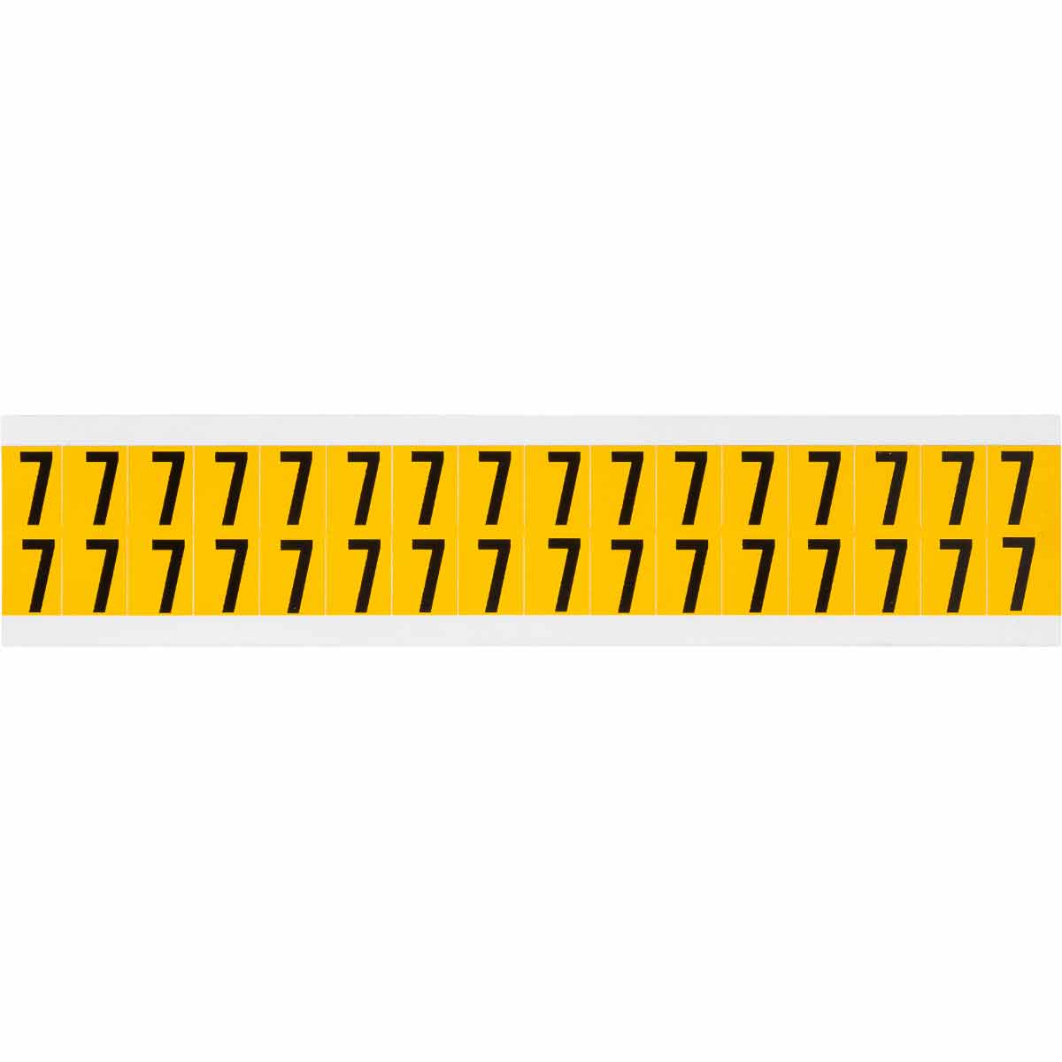 Brady 1520-7 Identical numbers and letters on one card for indoor and outdoor use 044007