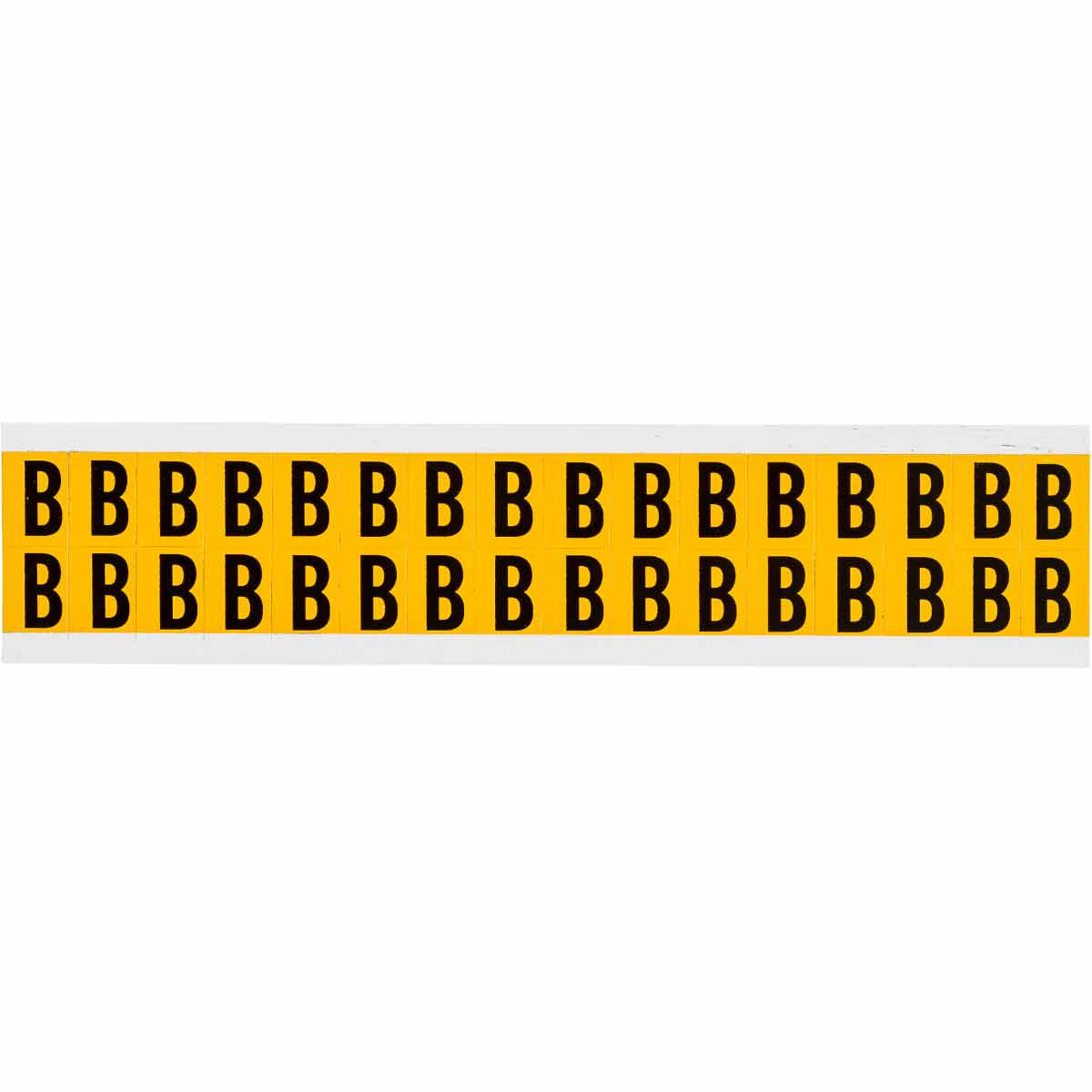Brady 1520-B Identical numbers and letters on one card for indoor and outdoor use 044011