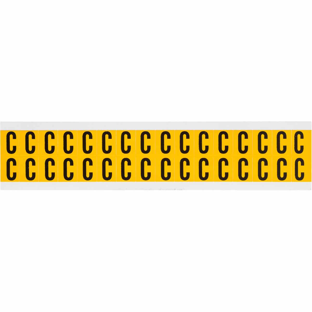 Brady 1520-C Identical numbers and letters on one card for indoor and outdoor use 044012