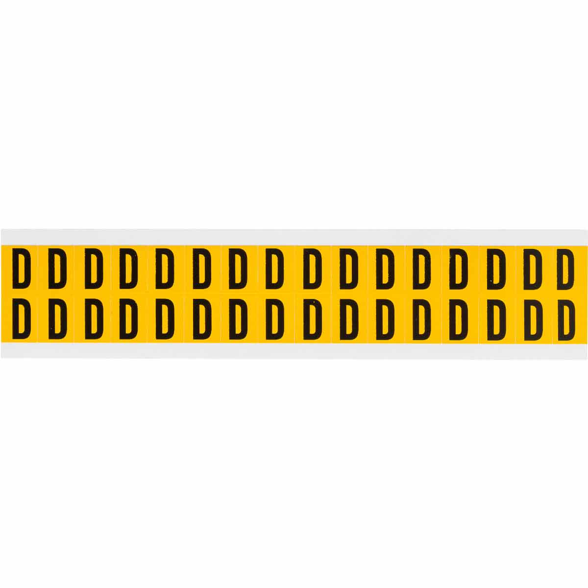 Brady 1520-D Identical numbers and letters on one card for indoor and outdoor use 044013