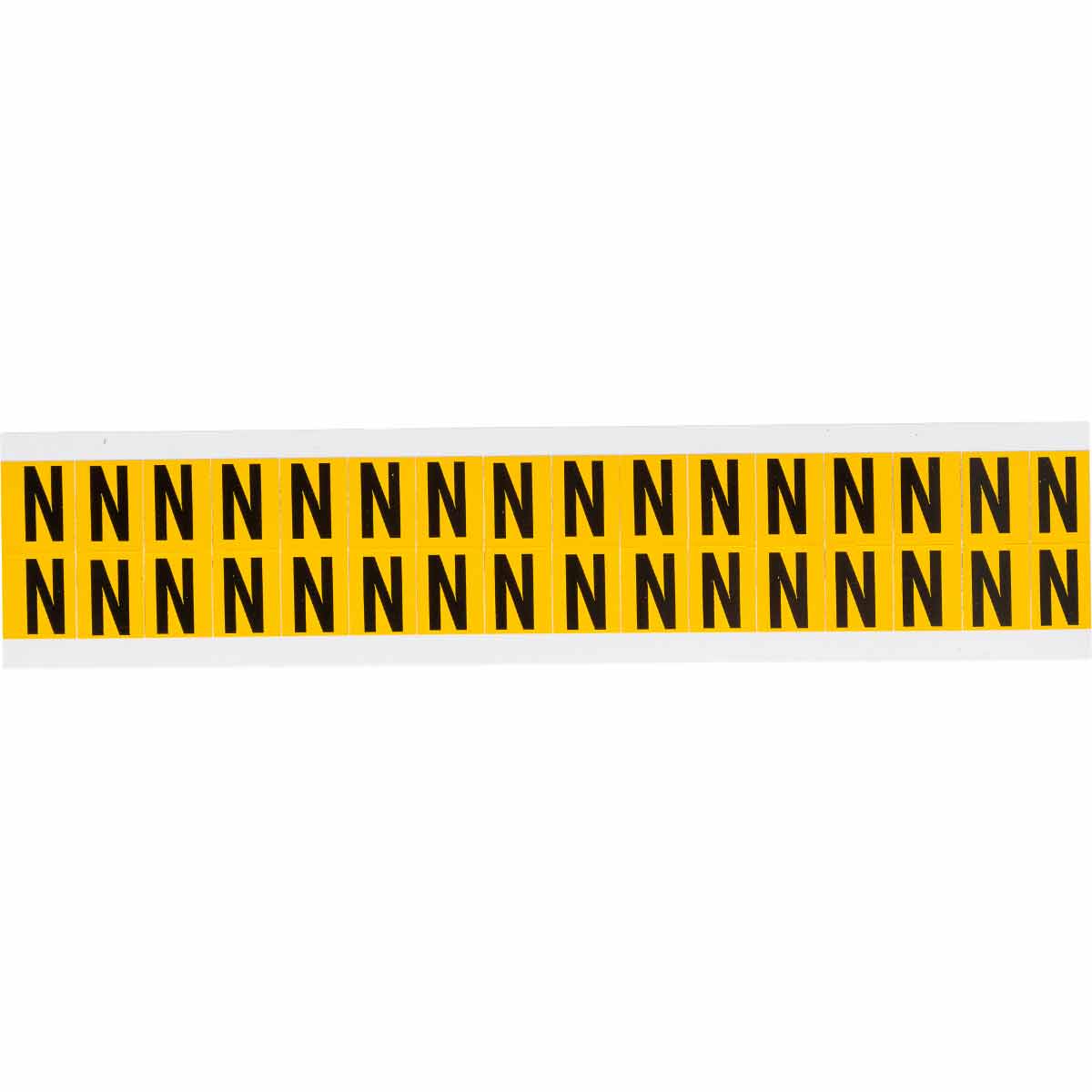 Brady 1520-N Identical numbers and letters on one card for indoor and outdoor use 044023