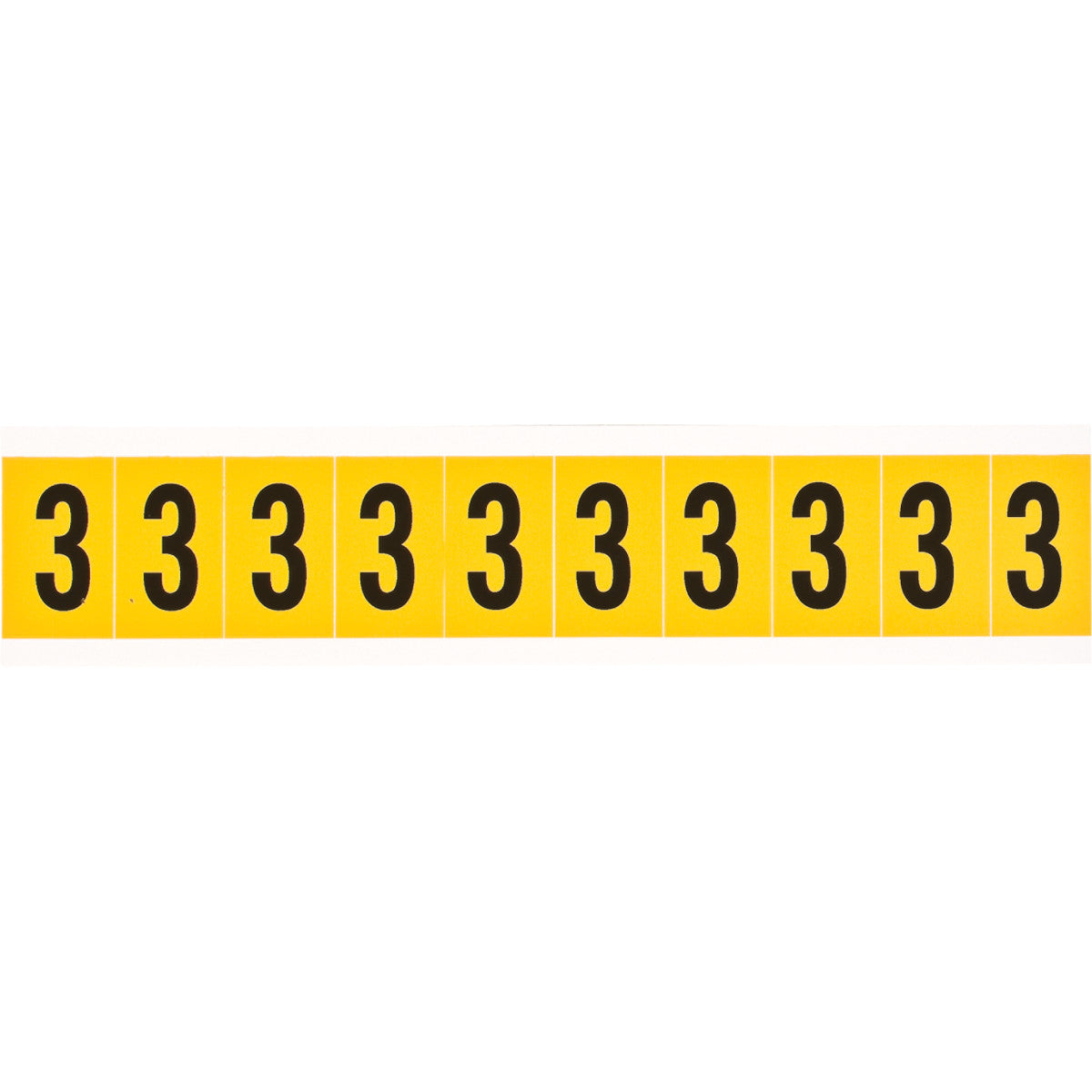 Brady 1530-3 Identical numbers and letters on one card for indoor and outdoor use 015303