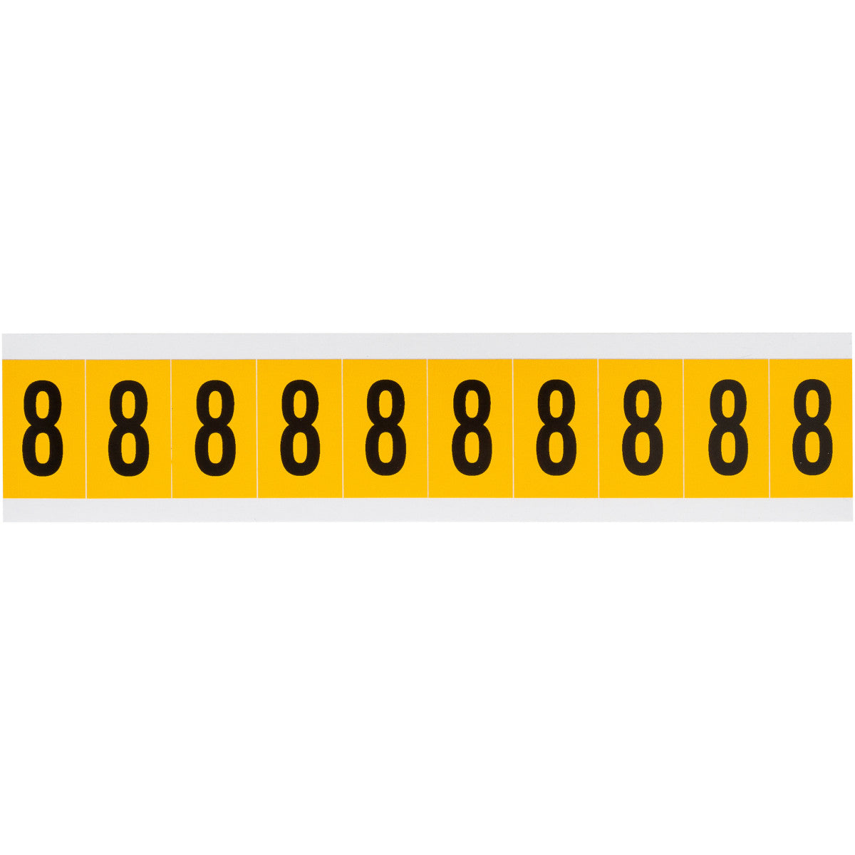 Brady 1530-8 Identical numbers and letters on one card for indoor and outdoor use 015308