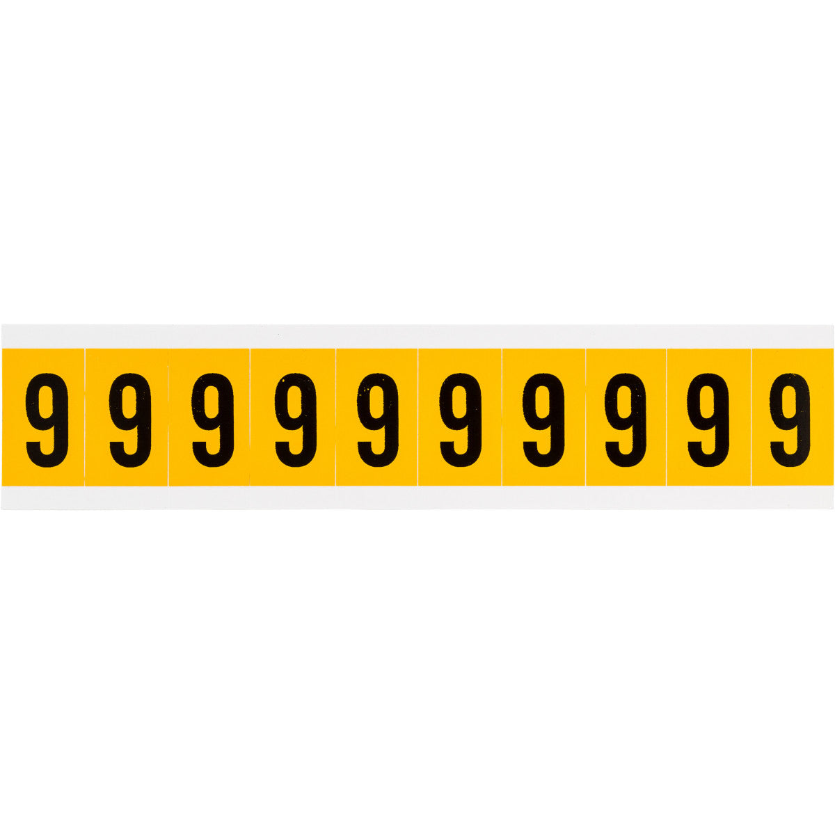 Brady 1530-9 Identical numbers and letters on one card for indoor and outdoor use 015309