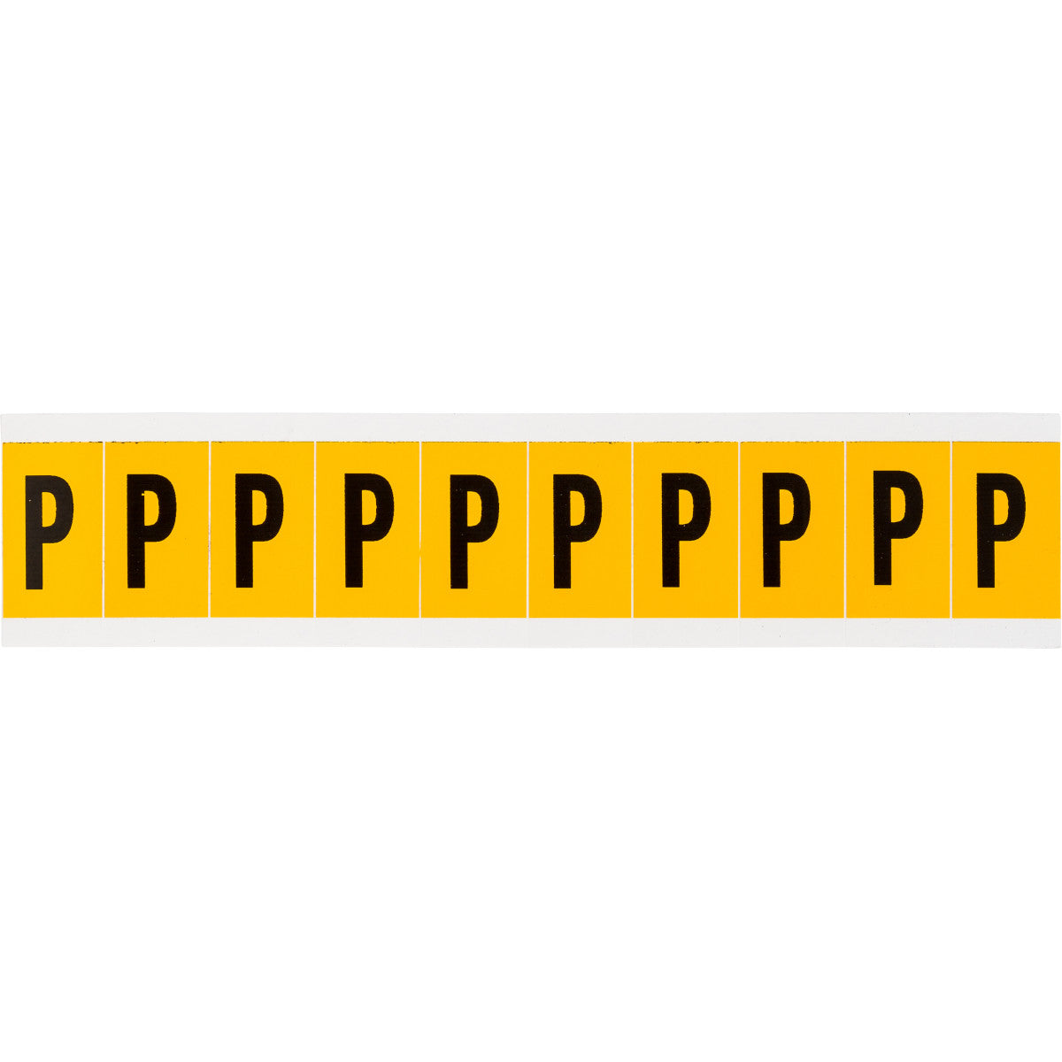 Brady 1530-P Identical numbers and letters on one card for indoor and outdoor use 015325