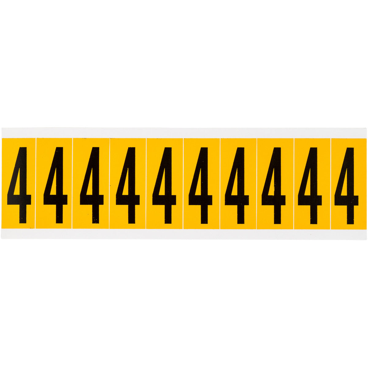 Brady 1534-4 Identical numbers and letters on one card for indoor and outdoor use 015344