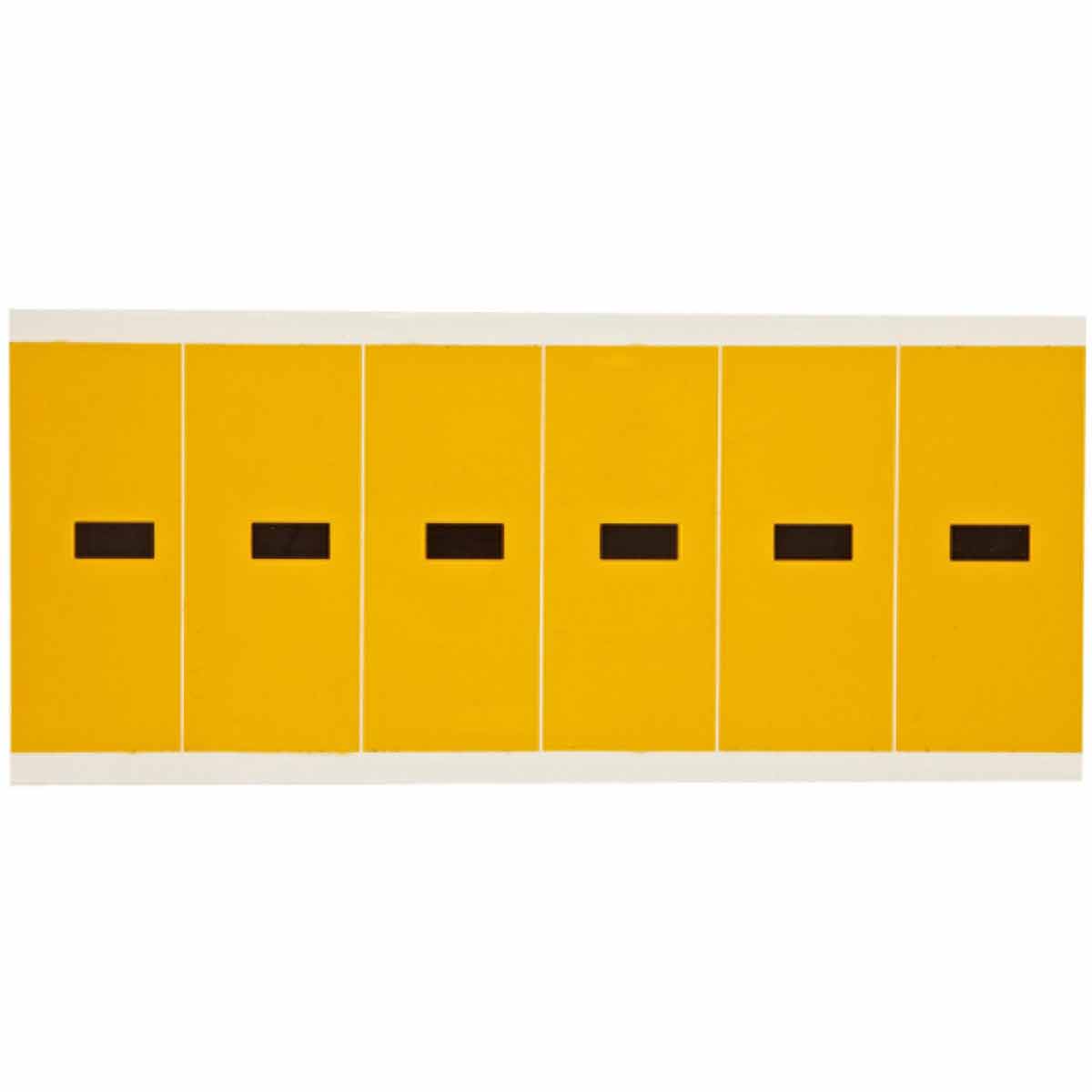 Brady 1550-DSH Identical numbers and letters on one card for indoor and outdoor use 044081