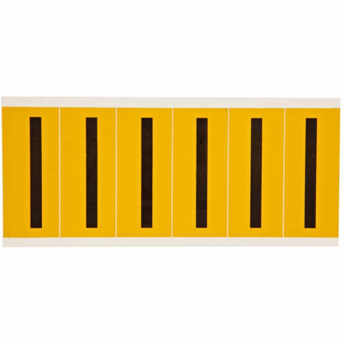 Brady 1550-I Identical numbers and letters on one card for indoor and outdoor use 044063