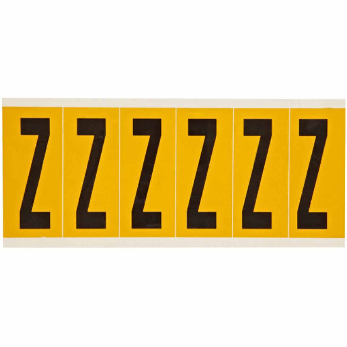 Brady 1550-Z Identical numbers and letters on one card for indoor and outdoor use 044080