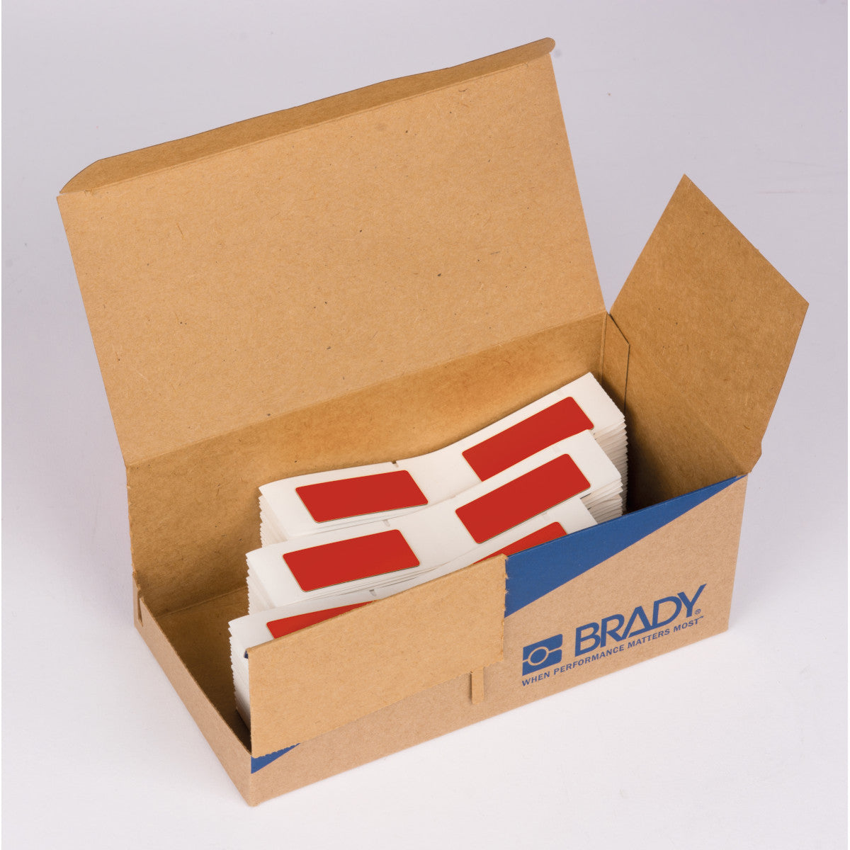 Brady M61EP-06-7593-RD Engraved Plate Replacement Labels For M611 And Bmp61 197135