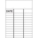 Brady WO-E BLANK/DATE 100X150MM Inspection Placards 256910