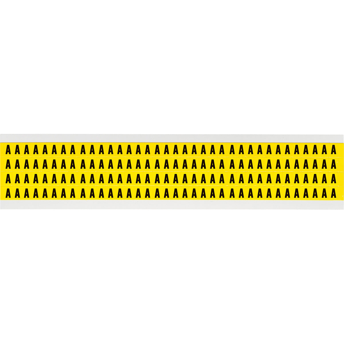 Brady 3400-A Identical numbers and letters on one card for indoor use 034011