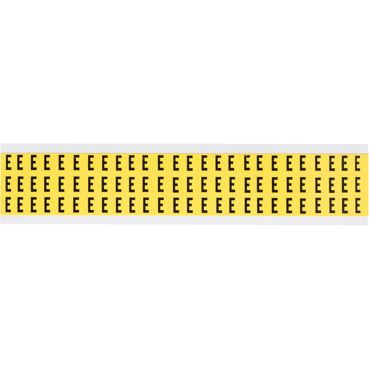 Brady 3410-E Identical numbers and letters on one card for indoor use 034115
