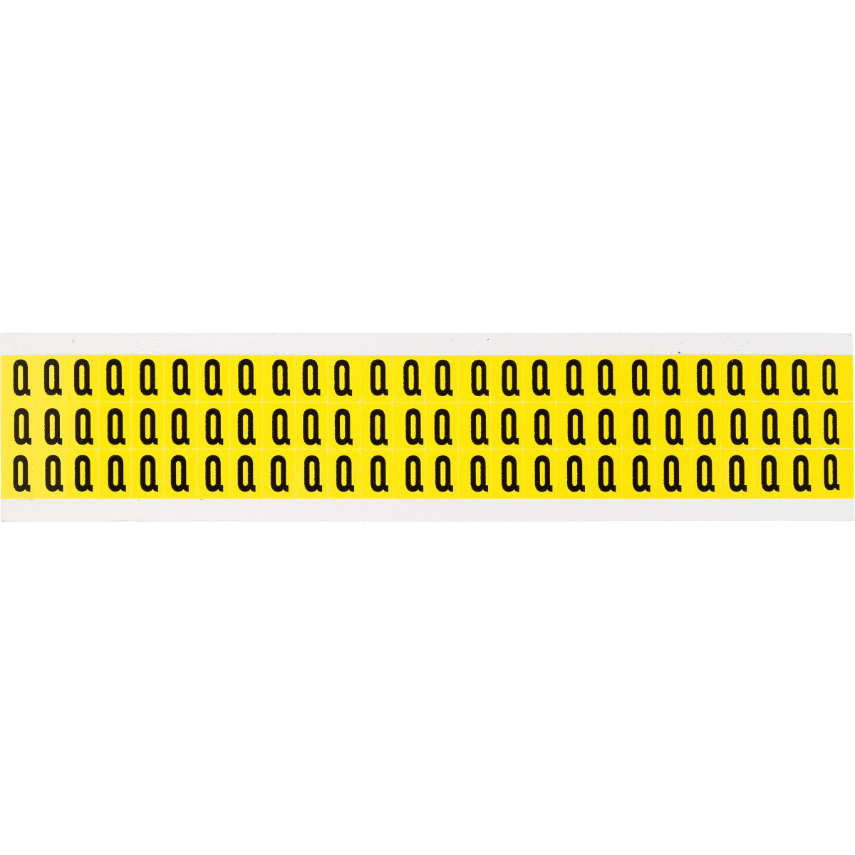 Brady 3410-Q Identical numbers and letters on one card for indoor use 034127