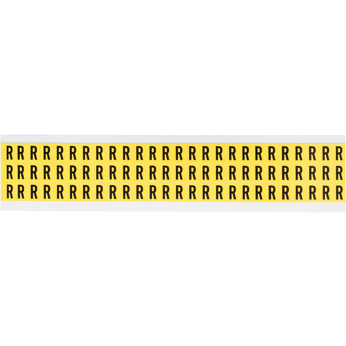 Brady 3410-R Identical numbers and letters on one card for indoor use 034128