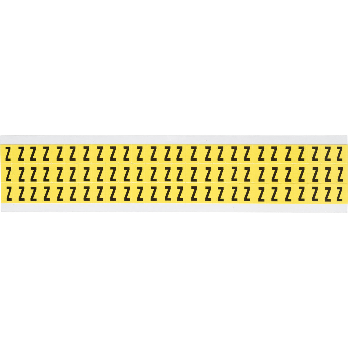 Brady 3410-Z Identical numbers and letters on one card for indoor use 034136