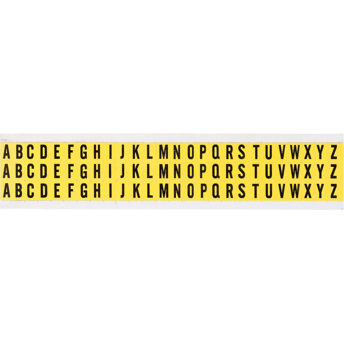 Brady 3410 A-Z Consecutive numbers and letters for indoor use 034138