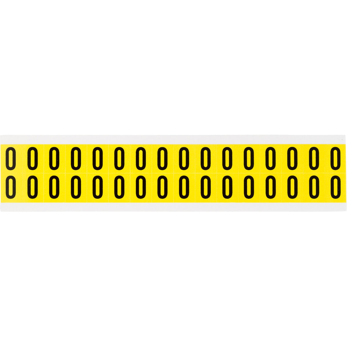 Brady 3420-0 Identical numbers and letters on one card for indoor use 034200