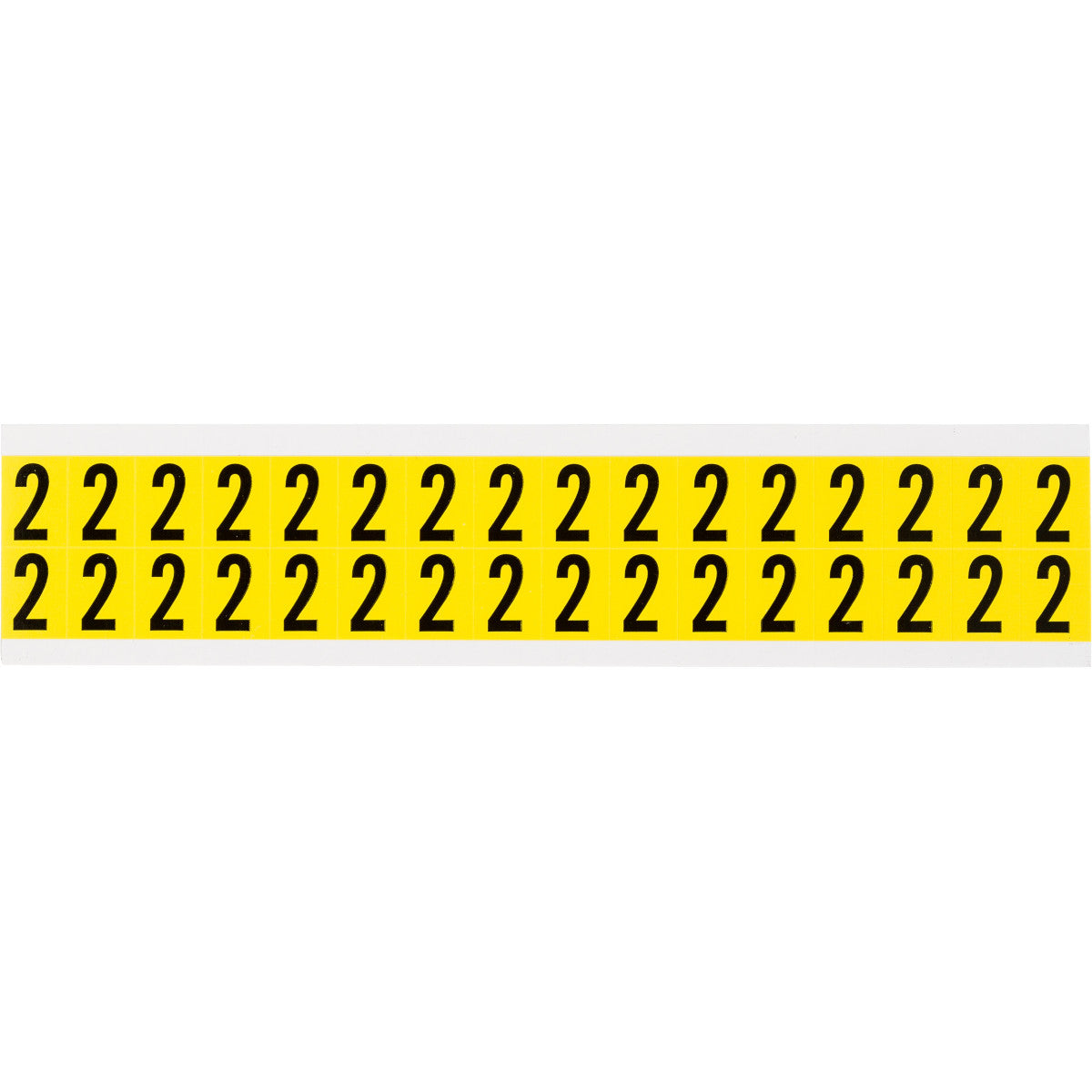 Brady 3420-2 Identical numbers and letters on one card for indoor use 034202