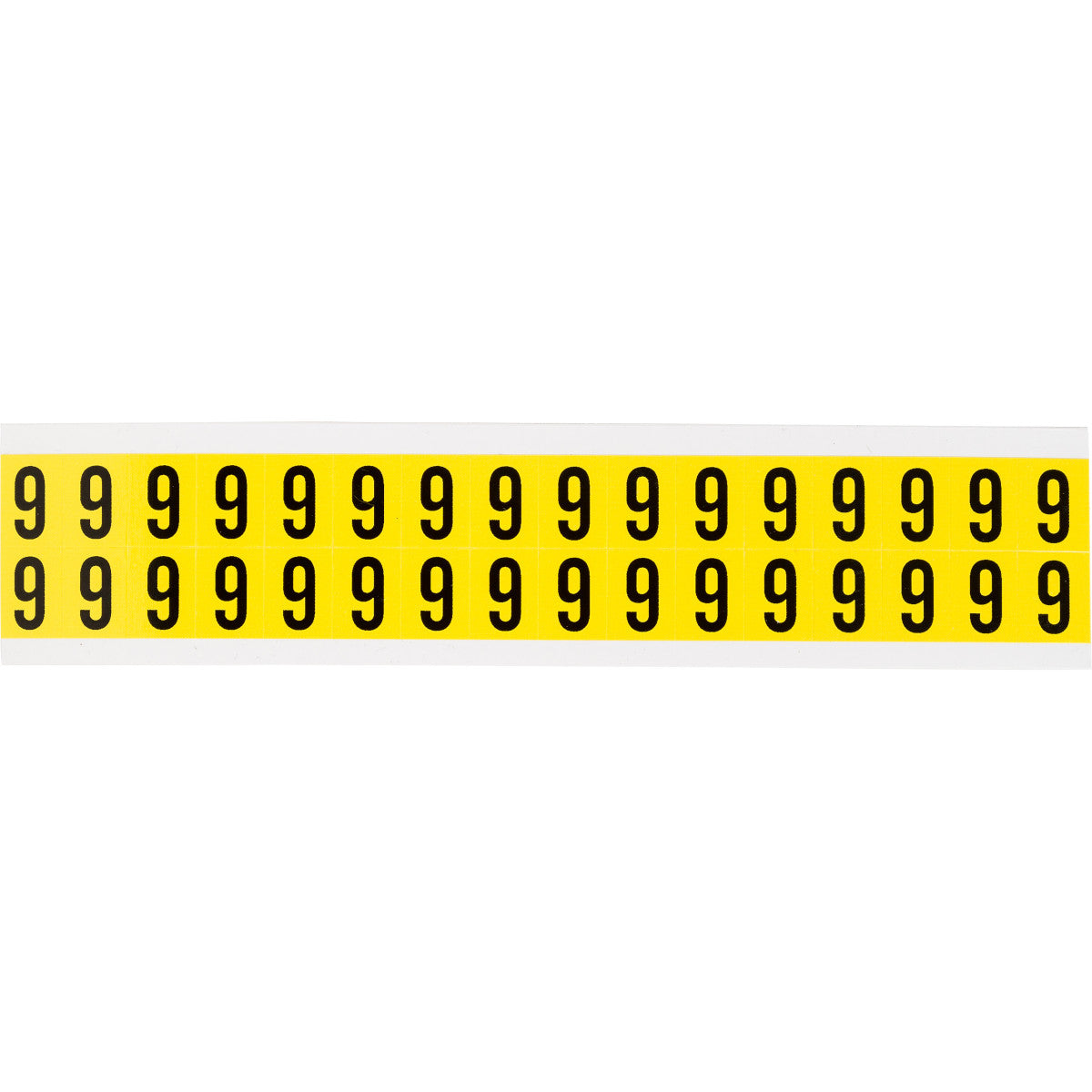 Brady 3420-6 Identical numbers and letters on one card for indoor use 034206