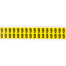 Brady 3420-6 Identical numbers and letters on one card for indoor use 034206
