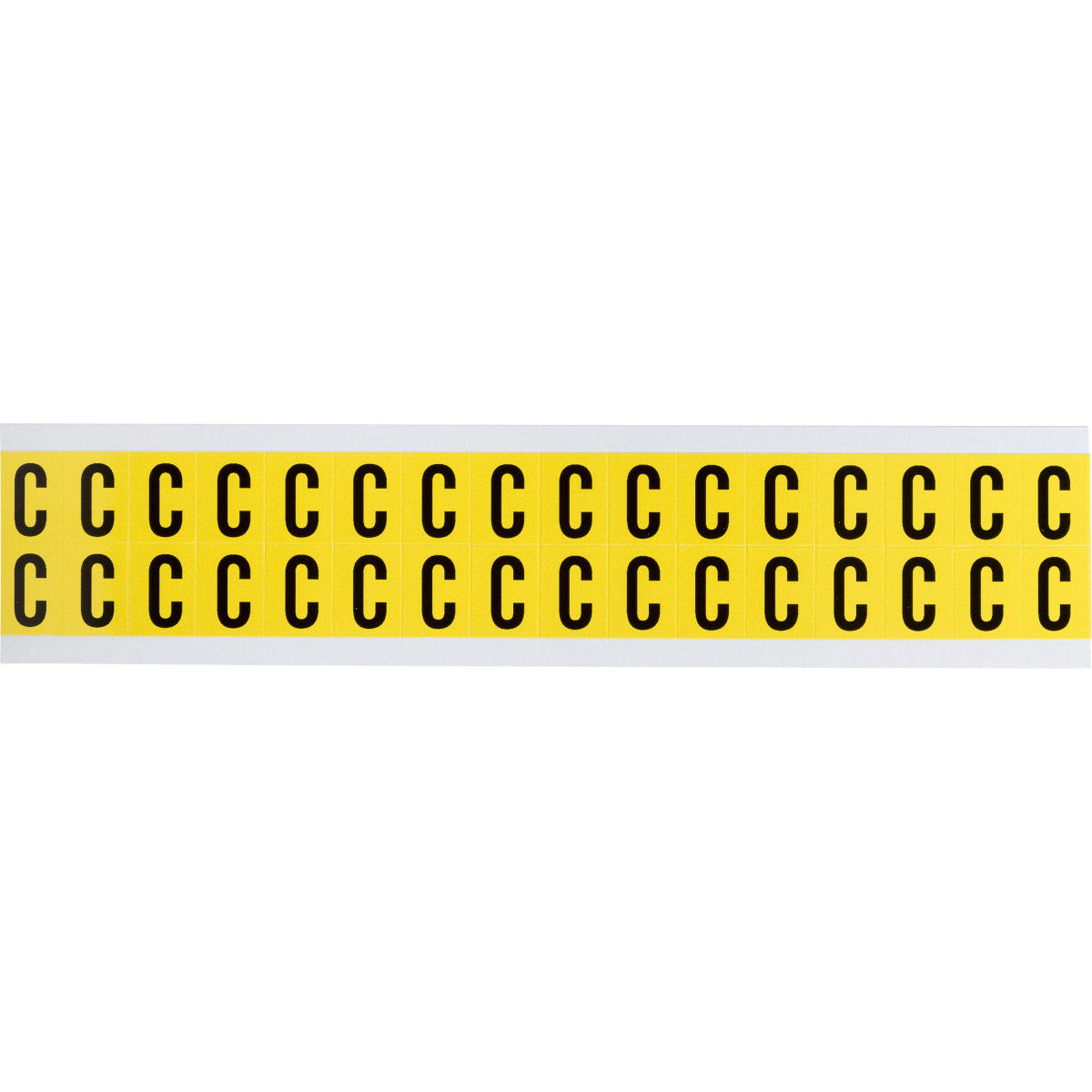 Brady 3420-C Identical numbers and letters on one card for indoor use 034213