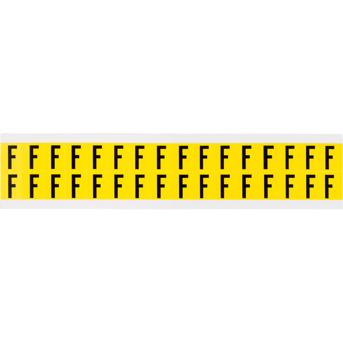 Brady 3420-F Identical numbers and letters on one card for indoor use 034216