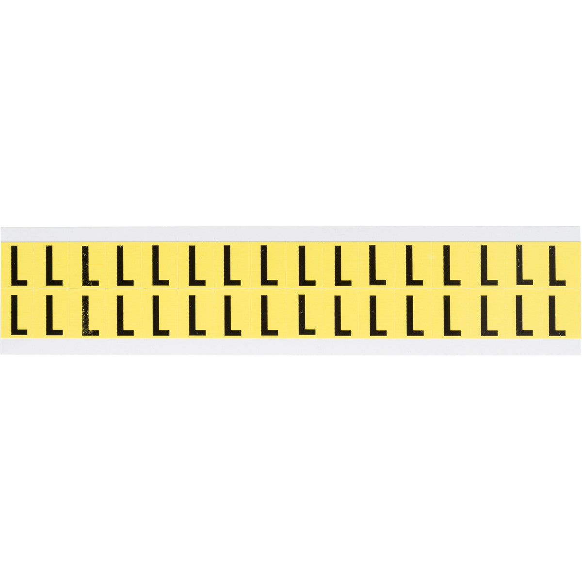 Brady 3420-L Identical numbers and letters on one card for indoor use 034222
