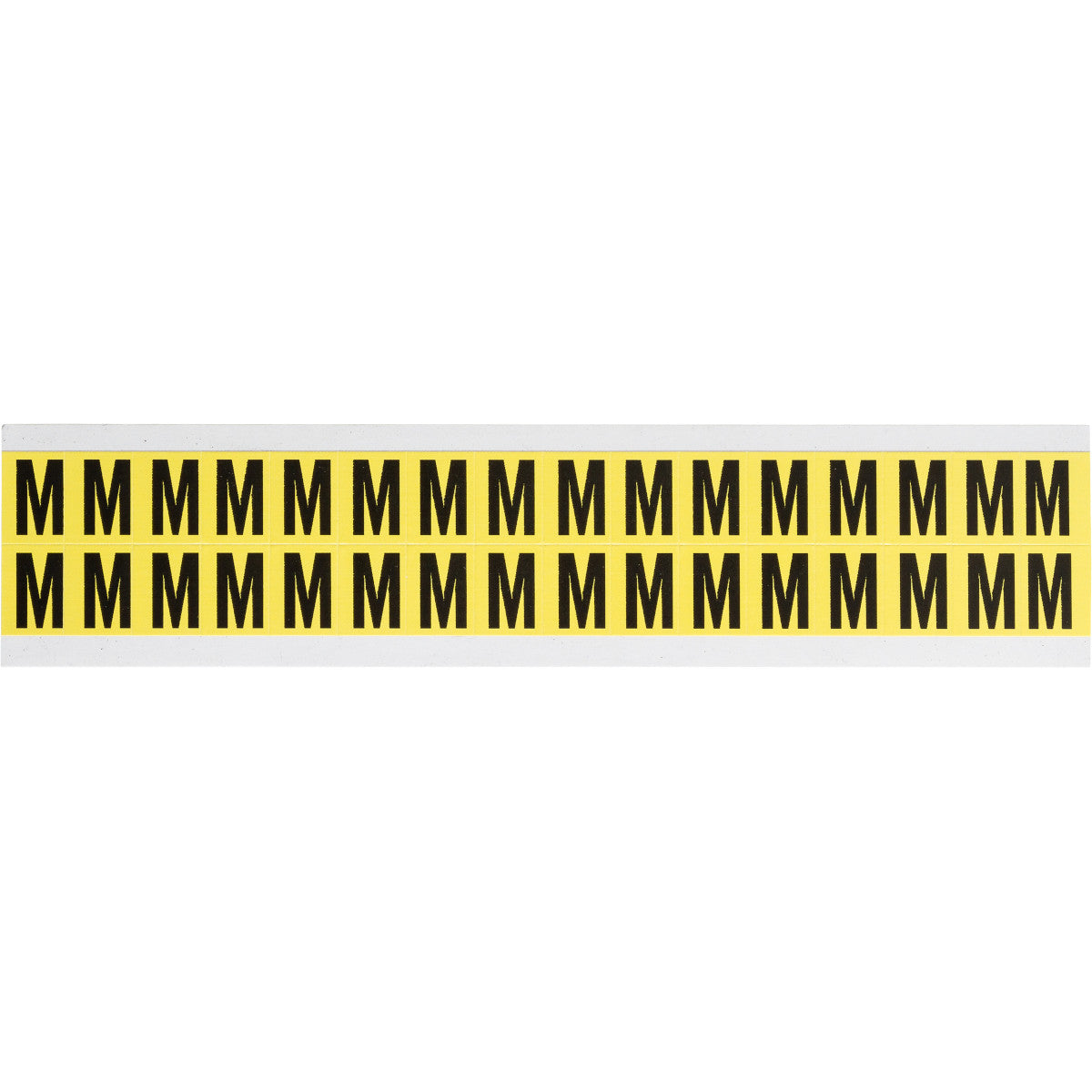Brady 3420-M Identical numbers and letters on one card for indoor use 034223