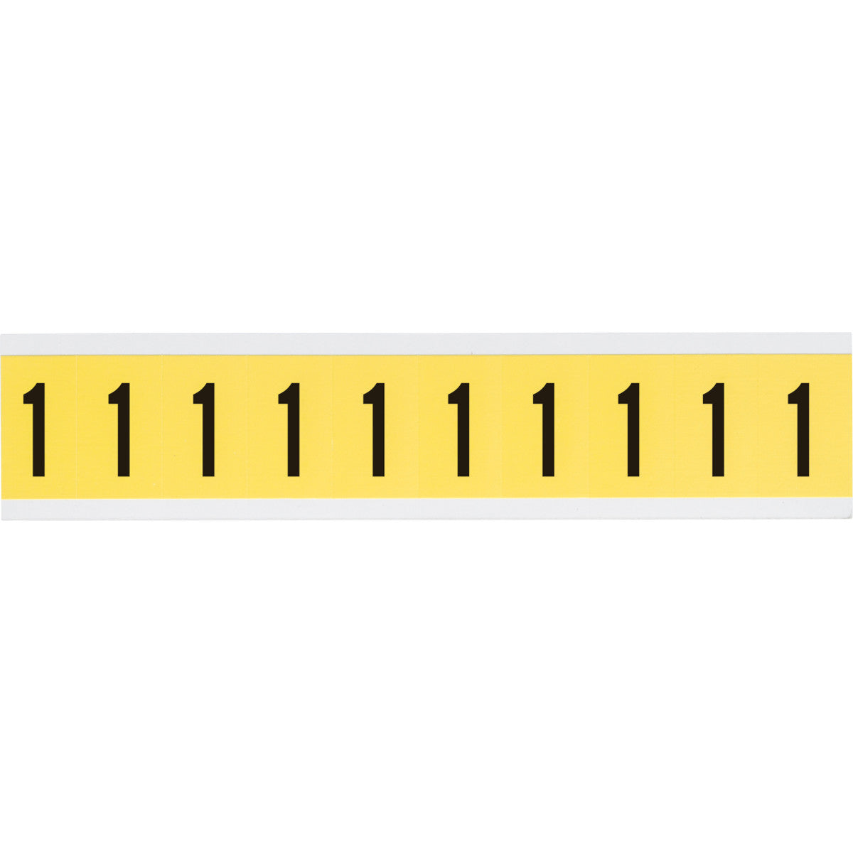 Brady 3430-1 Identical numbers and letters on one card for indoor use 034301