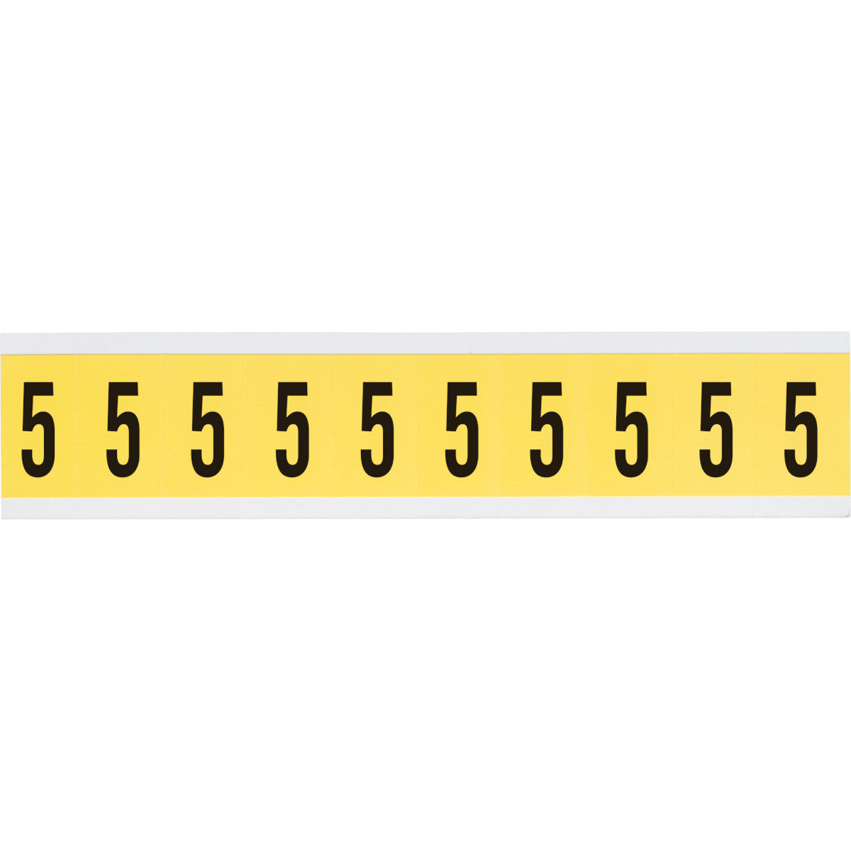 Brady 3430-5 Identical numbers and letters on one card for indoor use 034305