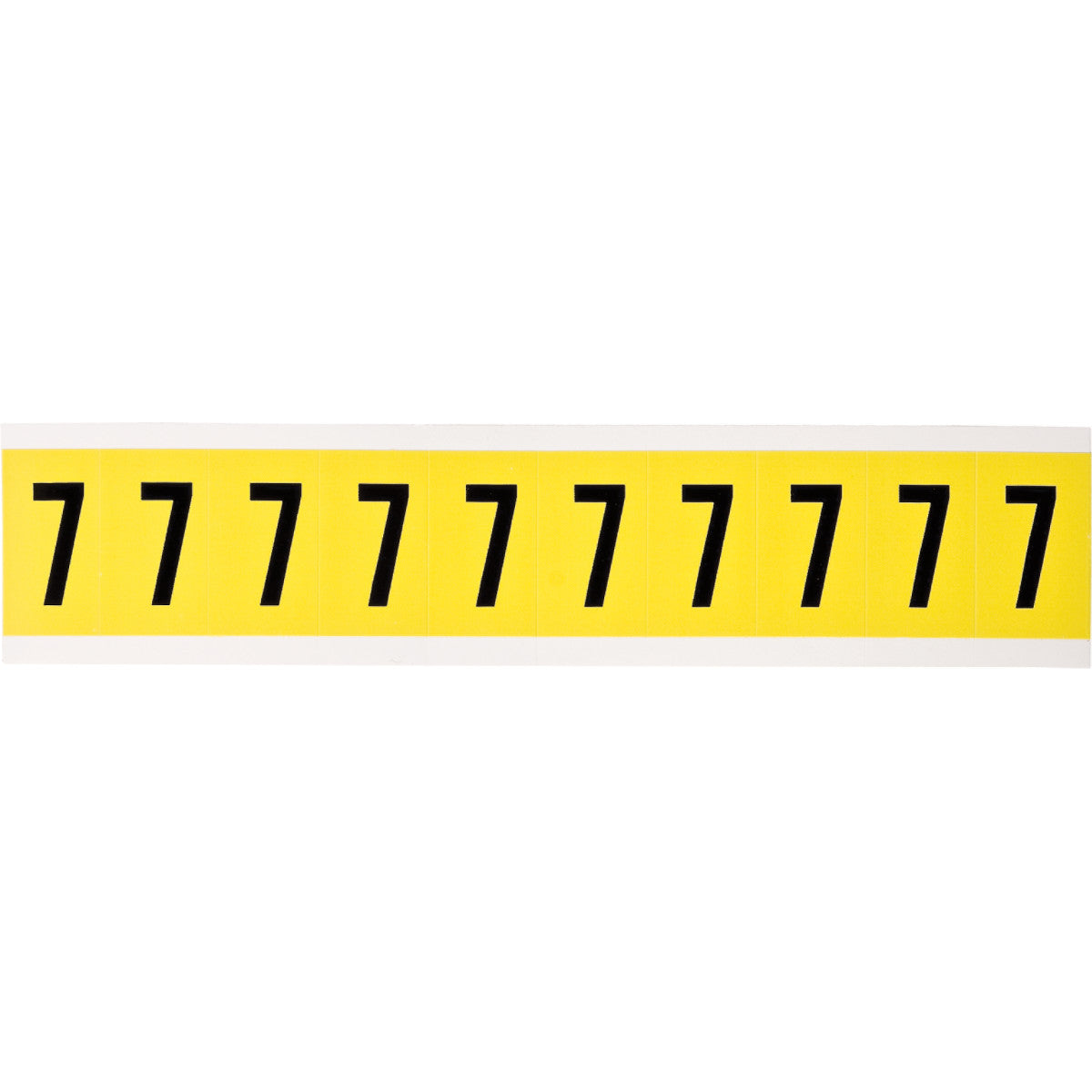Brady 3430-7 Identical numbers and letters on one card for indoor use 034307