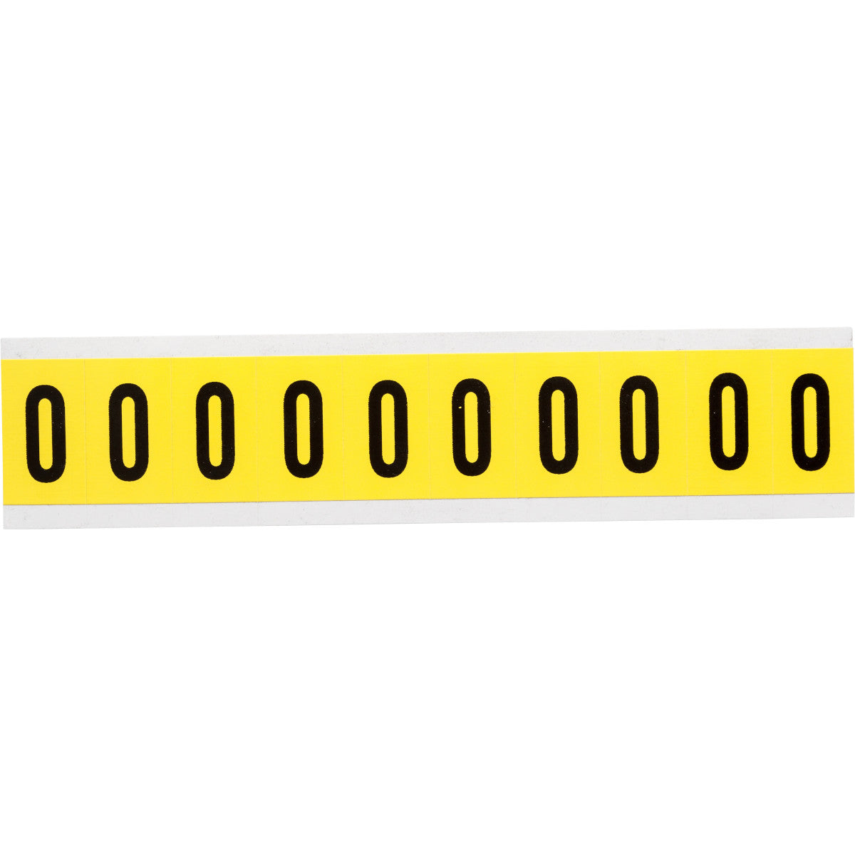 Brady 3430-O Identical numbers and letters on one card for indoor use 034325
