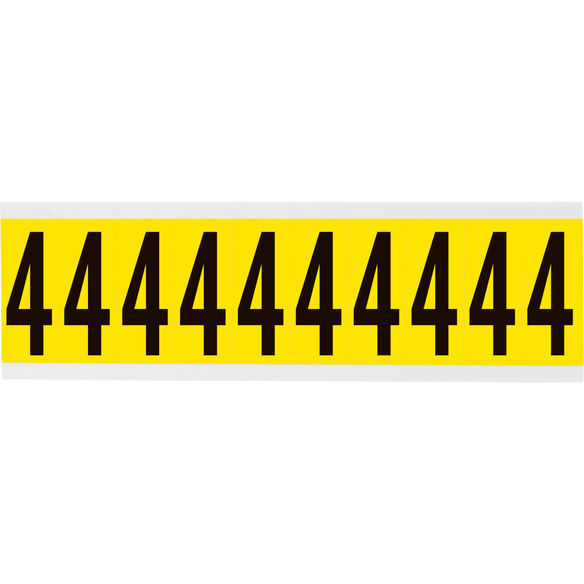 Brady 3440-4 Identical numbers and letters on one card for indoor use 034404
