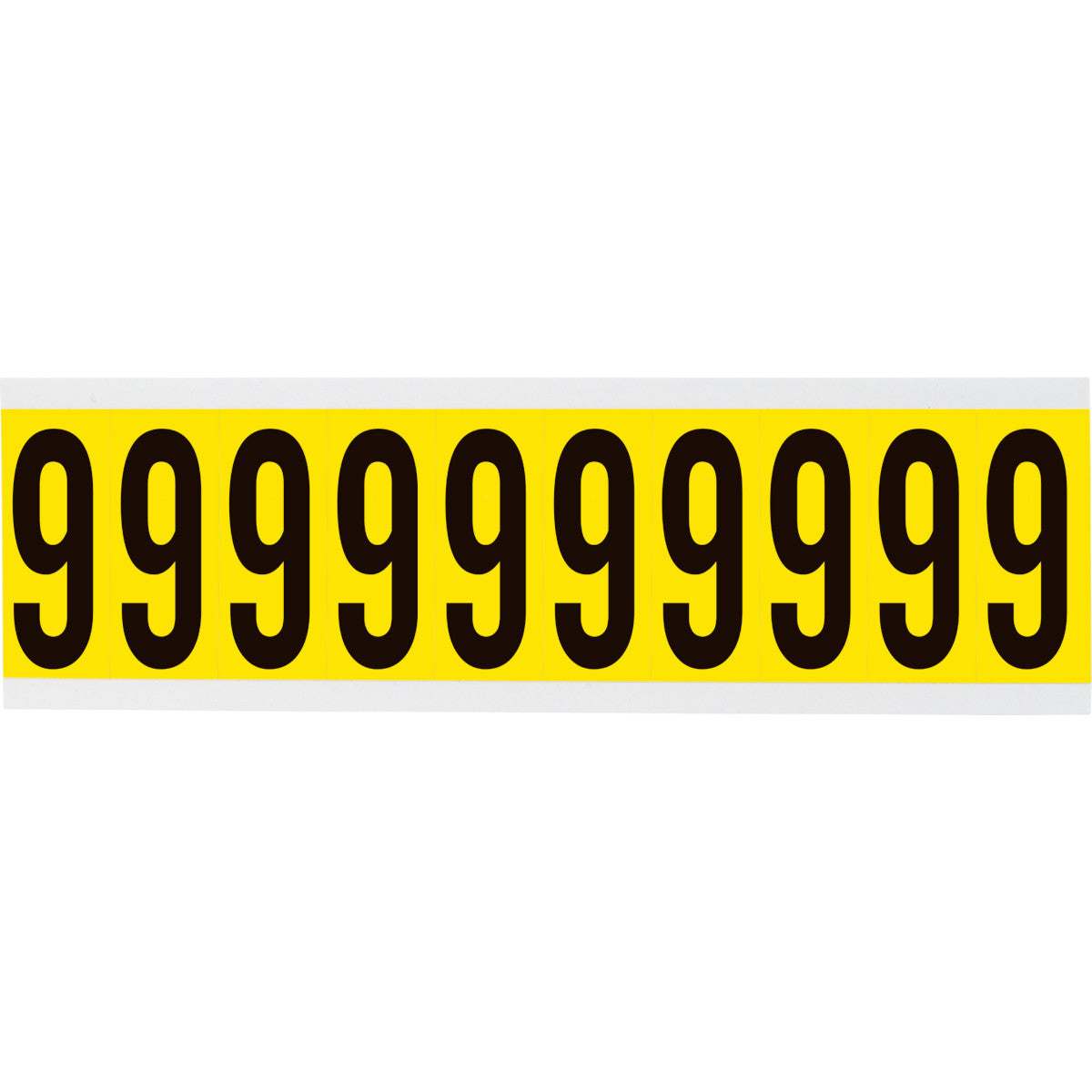 Brady 3440-9 Identical numbers and letters on one card for indoor use 034409