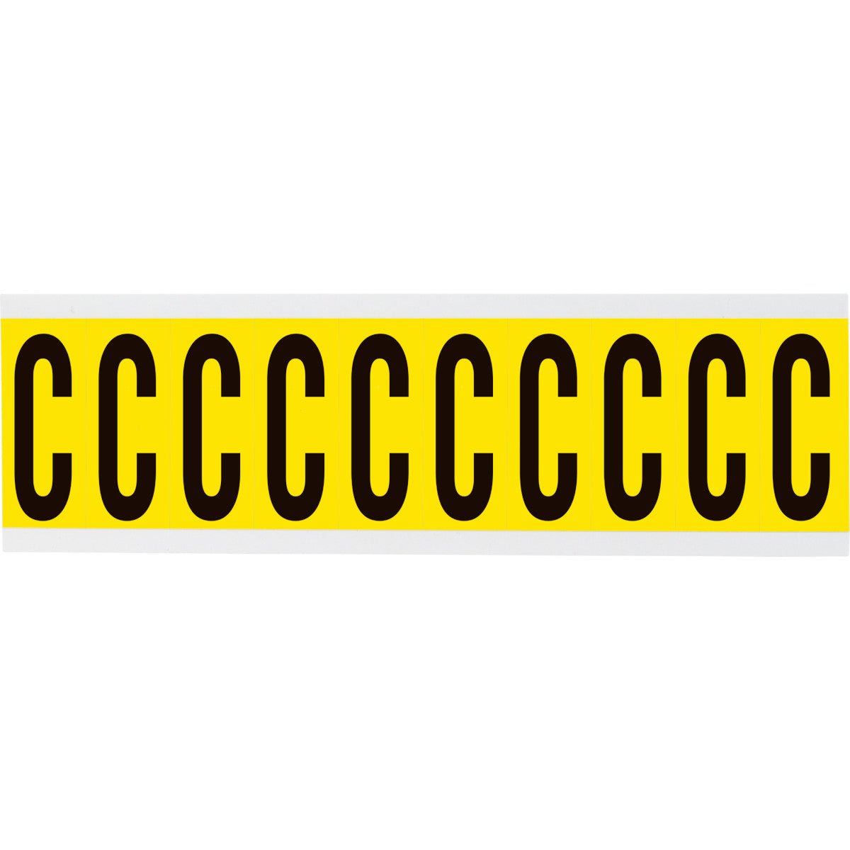 Brady 3440-C Identical numbers and letters on one card for indoor use 034413