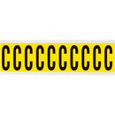 Brady 3440-C Identical numbers and letters on one card for indoor use 034413