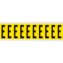 Brady 3440-E Identical numbers and letters on one card for indoor use 034415