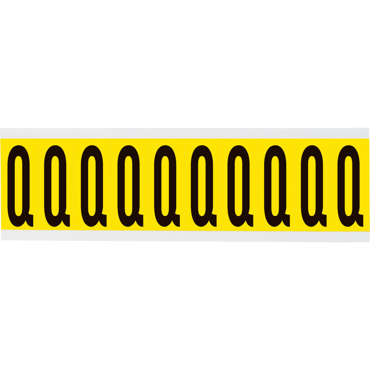 Brady 3440-Q Identical numbers and letters on one card for indoor use 034427