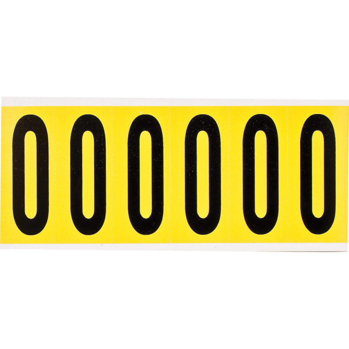 Brady 3450-0 Identical numbers and letters on one card for indoor use 034500