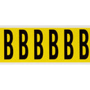 Brady 3450-B Identical numbers and letters on one card for indoor use 034512