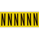 Brady 3450-N Identical numbers and letters on one card for indoor use 034524