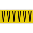 Brady 3450-V Identical numbers and letters on one card for indoor use 034532