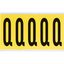 Brady 3460-Q Identical numbers and letters on one card for indoor use 034627