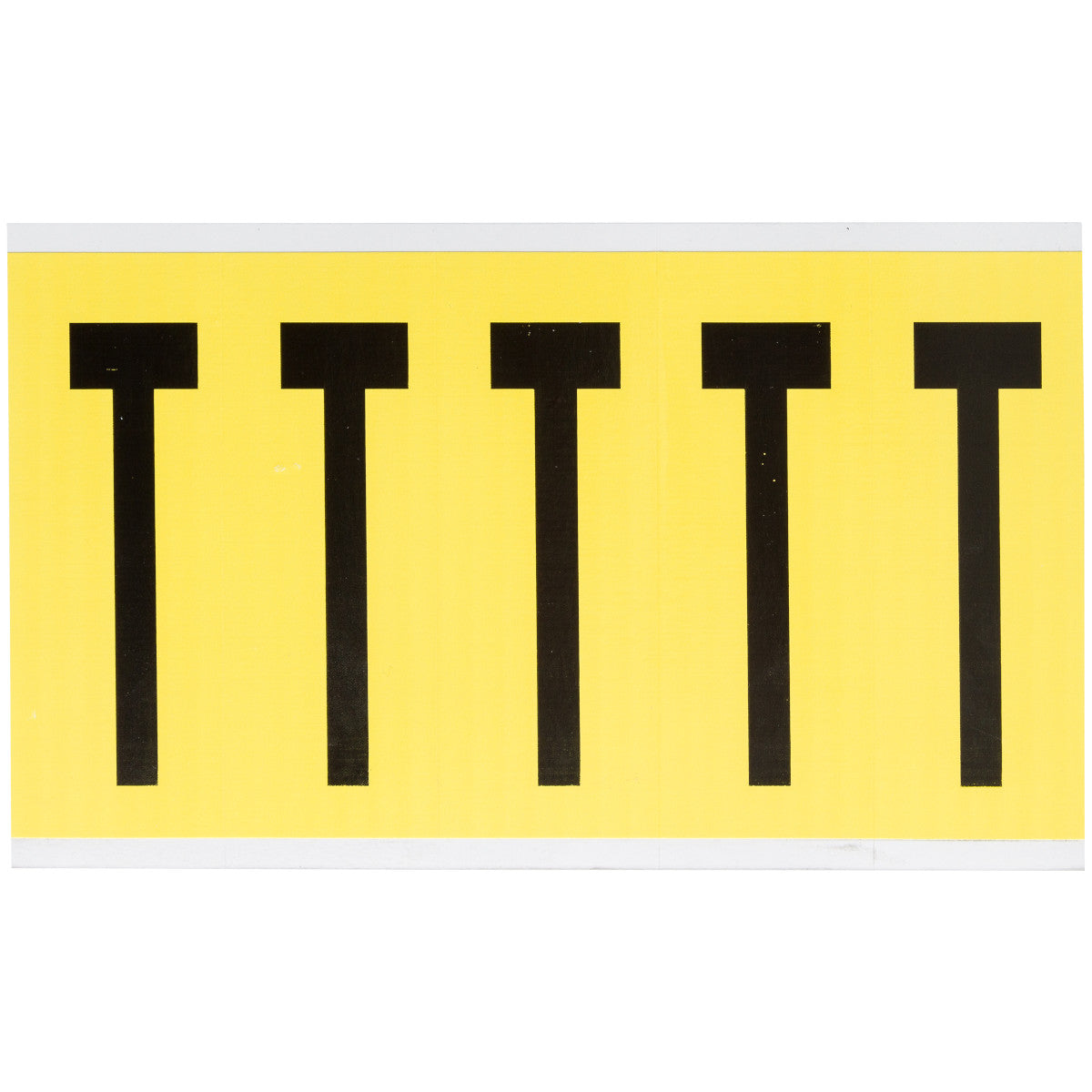 Brady 3460-T Identical numbers and letters on one card for indoor use 034630
