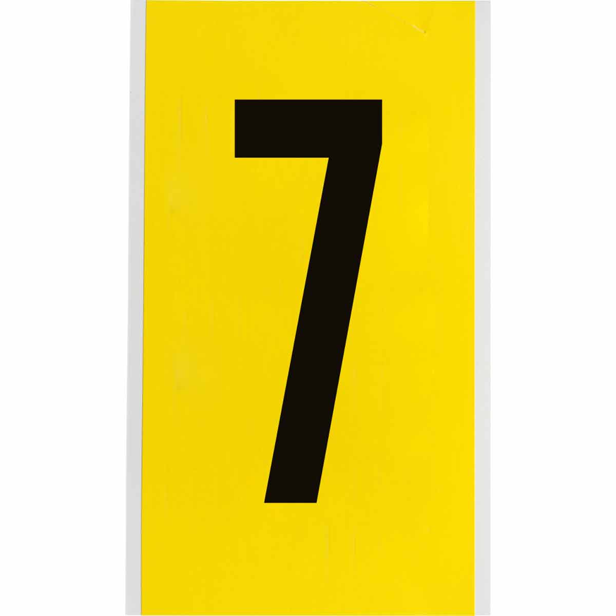 Brady 3470-6 Identical numbers and letters on one card for indoor use 034706